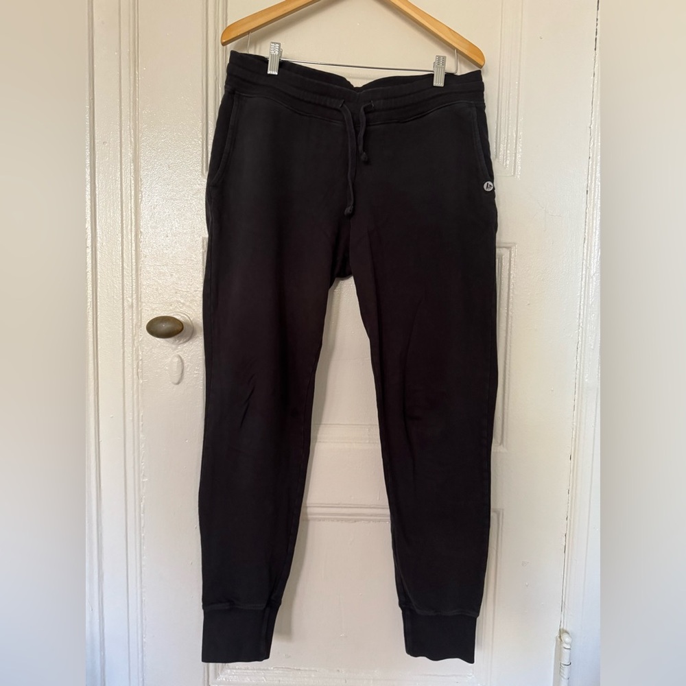 American Giant Women's Black Joggers, Large